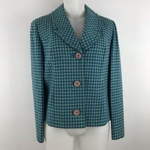 vintage PENDELTON 1960’s checked wool blazer small
